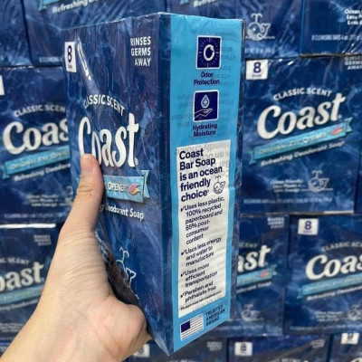 Lốc 8 cục xà phòng Coast Classic Scent 113g - USA