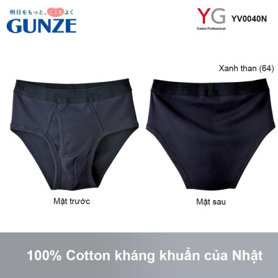 Quần sịp tam giác 100% cotton kháng khuẩn khử mùi YG YV0040N của Nhật