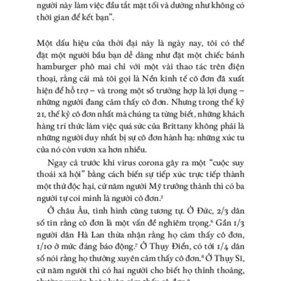 Thế Kỷ Cô Đơn - Xích Lại Gần Nhau Trong Một Thế Giới Ngày Càng Xa Cách_TRE