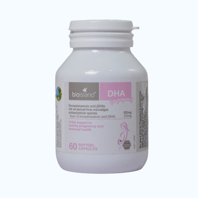 Viên uống Bioisland DHA For Pregnancy Bổ Sung DHA Giúp Cải Thiện Sức Khỏe Phụ Nữ Có Thai & Cho Con Bú (60 viên)
