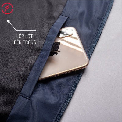 Bộ Gió Dày Nam FASVIN BD22535 02 Lớp Lót Thun Thể Thao Dày Dặn Ấm Áp