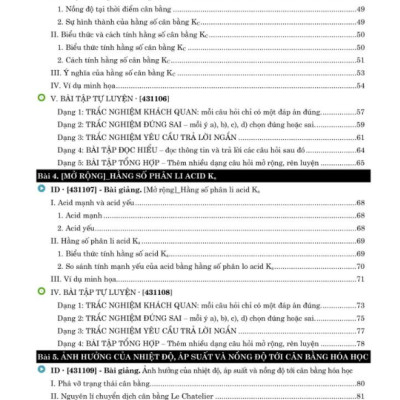 Sách - Combo Tự học Hóa học lớp 11 - Tập 1 + 2 (Moon)