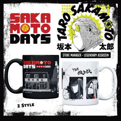 Ly Sứ Sakamoto Days - Sunrisepop SDAC040 - Màu Đen