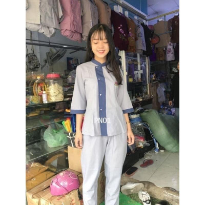 Đồ Lam Đi Chùa #Pháp Phục Phật Giáo#Lãnh Tựu Phối Nữ ss2