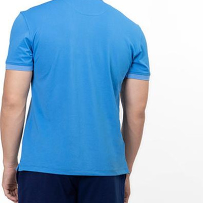 Áo Thun Polo Nam Trơn Novelty NATMMTMPSR200018N - Xanh Coban