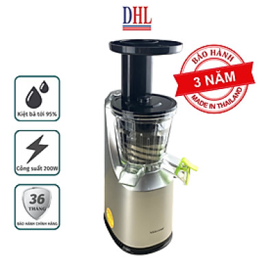 Máy ép trái cây,hoa quả Mitomo- Giữ Nguyên Dinh Dưỡng, Động Cơ Êm, Dễ Vệ Sinh hãng chính hãng