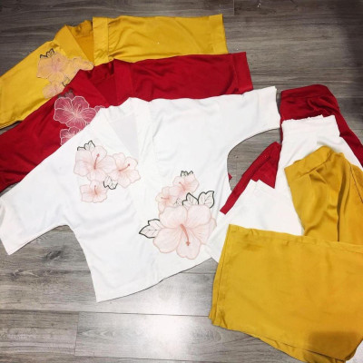 ĐỒ LAM ĐI CHÙA  Mẫu Lụa Hoa Gen