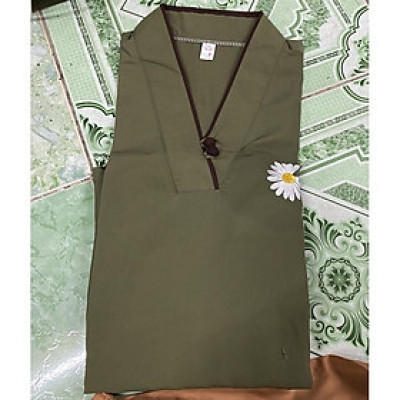 Đồ Lam Đi Chùa # Tim 2Nút Vải Kate # Đồ Bộ # Quần Áo Nữ