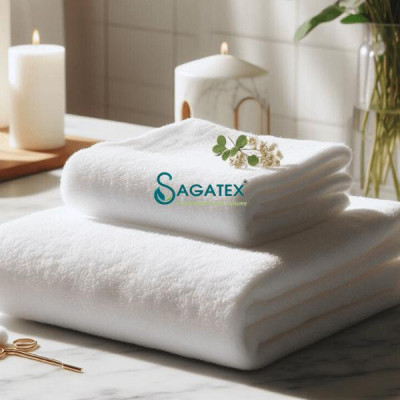 Khăn Tắm Cao Cấp, Tiêu Chuẩn Khách Sạn 5 Sao, SAGATEX, Chất Liệu Cotton Tự Nhiên Thấm Hút Tốt, Mềm Mại