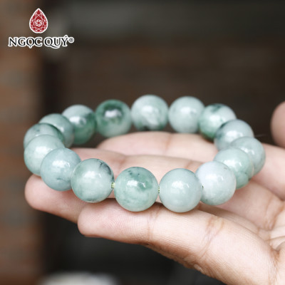 Vòng tay đá cẩm thạch phỉ thúy mệnh hỏa, mộc - Ngọc Quý Gemstones