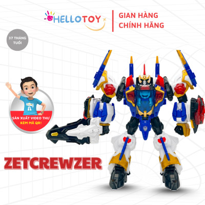 Đồ chơi Robot Little Zetcrewzer Hello Carbot HC-F-006SD - Mô hình nhựa PVC cho trẻ em trên 37 tháng tuổi - Hello Toy