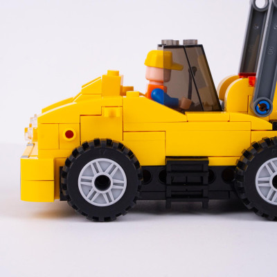 Đồ Chơi Lắp Ráp Máy Xúc Đào Thủy Lực 2 Trong 1 - Hydraulic Excavator - Toys&Joys 8632 (268 Mảnh Ghép)