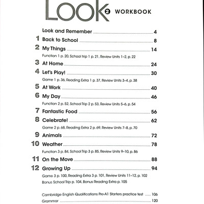 Sách ngoại văn: Look BRE 2 Workbook With Online Practice