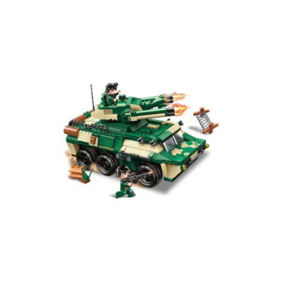 Đồ Chơi Lắp Ráp QMAN 25004 – Mô Hình Xe Tăng Kim Loại Cực Chất (25.6x13.2x18.6cm)