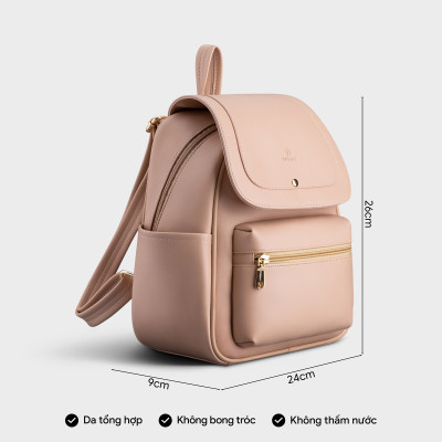 Balo Yuumy ( Thời trang nữ tiện lợi cỡ trung - Balo da Seasand YBA68 )