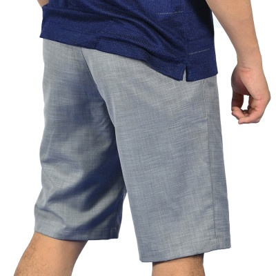Quần tây short nam 0 ply màu xám nhạt Regular fit NQSMMDMT3R2201210