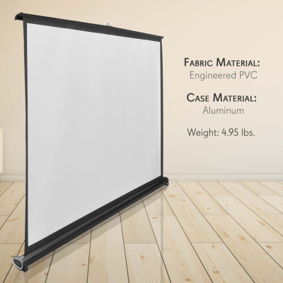 Màn chiếu để bàn Apollo nhỏ gọn 40 inch, 50 inch, chuyên dành cho máy chiếu mini, gọn nhẹ, di động - Hàng nhập khẩu