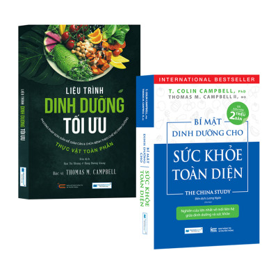 Combo Sách Dinh Dưỡng Hay: Liệu Trình Dinh Dưỡng Tối Ưu + Bí Mật Dinh Dưỡng Cho Sức Khỏe Toàn Diện (Bộ 2 Cuốn) 