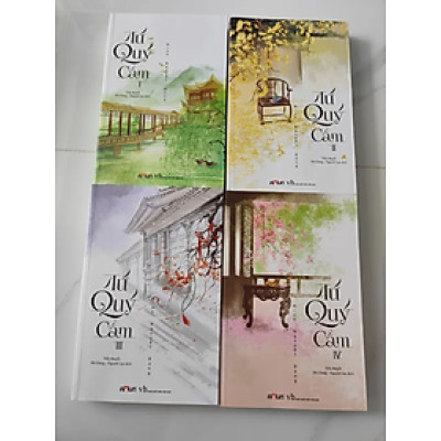 Combo 4 bộ Tứ Quý Cẩm- Tiểu thuyết Hà Giang- Nguyệt Lạc dịch