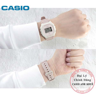 Đồng Hồ Casio W-218HC-4A2VDF Dây Nhựa - Mặt Vuông - WR50M