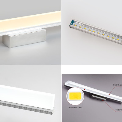 Đèn soi tranh- đèn rọi gương LED DAKAT trang trí nội thất sang trọng, hiện đại - 3 Chế Độ Ánh Sáng.