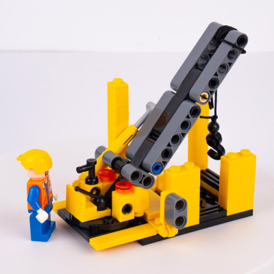 Đồ Chơi Lắp Ráp Máy Xúc Đào Thủy Lực 2 Trong 1 - Hydraulic Excavator - Toys&Joys 8632 (268 Mảnh Ghép)