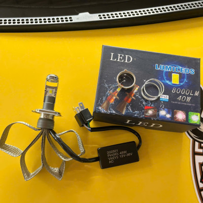 Đèn Pha LED Bi Cầu T2 Siêu Sáng – Lắp Xe Máy Ô Tô Dễ Dàng, Không Cần Độ Chế Siêu Bền