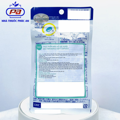 Viên uống dầu dừa giúp phân giải mỡ thừa DHC Forskohlii Soft Capsule Nhật Bản 30 ngày