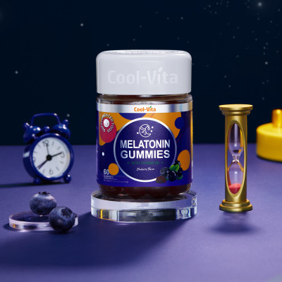 Combo Kẹo Dẻo Melatonin & Kẹo Dẻo Củ Dền Thuần Chay Coolvita - Cải Thiện Giấc Ngủ -Giảm Căng Thẳng - Hỗ Trợ Bổ Sung Sắt, Lưu Thông Máu &  Hỗ Trợ Bổ Sung Năng Lượng 2 Hộp (60 viên x 3g)/hộp