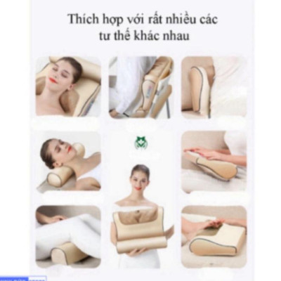 ( Loại 1) Gối massage cổ vai gáy, máy massage hồng ngoại 20 bi cao cấp hỗ trợ mát xa toàn thân