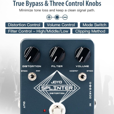 JOYO GUITAR EFFECT PEDAL SERIES - Phơ / Pedal Effect Guitar JOYO JF-17 JF-20 JF-21 JF-23 JF-25 JF-31- Hàng Chính Hãng