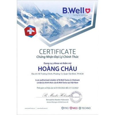 Nhiệt Kế Hồng Ngoại Đo Tai Trán Cho Bé B.Well WF-1000 [ Thụy Sỹ] 