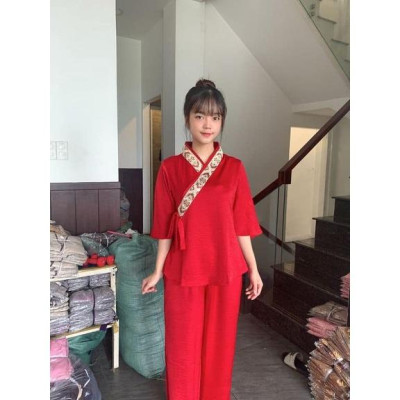 ĐỒ LAM ĐI CHÙA Mẫu Lụa Pháp