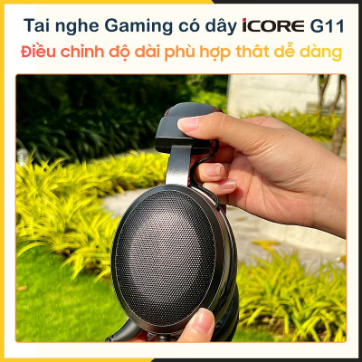 Tai nghe chụp tai Gaming có dây iCore G11 - Hàng Chính Hãng