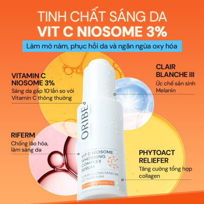 Serum Vitamin C 3% Niosome Oribe Dưỡng Trắng Cho Da Nám Xỉn Màu