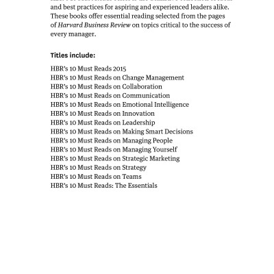 Sách Harvard Business Review