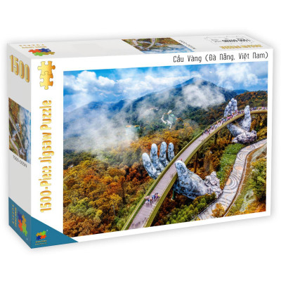 Bộ Tranh Ghép Hình Minh Châu - 60 x 80 cm (1500 Mảnh Ghép) - Cầu Vàng