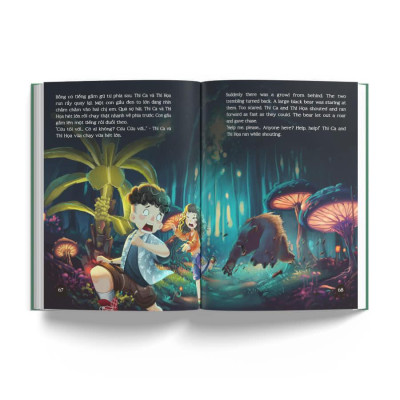 Sách - Đồng Dao Cổ Tích - Sách Song Ngữ Việt-Anh - Bìa Cứng