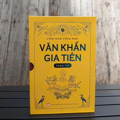 Sách Văn khấn gia tiên toàn tập - (Bìa cứng, có hộp)