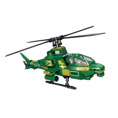 Bộ xếp hình trực thăng chúa tể bầu trời 25003 - QMAN