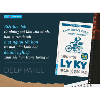 Sách - Combo Câu Chuyện Ly Kỳ Từ Cậu Bé Giao Báo + Dám Nghĩ Lớn (Bìa Mềm) - First News