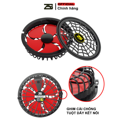 [GIÁ TỐT] Bộ Phụ Kiện Áo Điều Hòa ZASKY Nhật Bản, Bộ Phụ Kiện Áo Điều Hòa Quạt Gió, Bộ PIN Quạt Sạc Dây Cáp, PIN 50.000mAh-18V Bảo Hành 12 Tháng