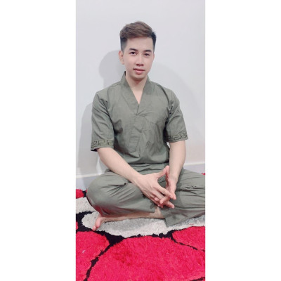 Đồ Lam Đi Chùa Nam Chữ Vạn Cao Cấp