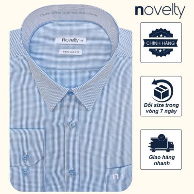 ÁO SƠ MI NAM DÀI TAY NOVELTY REGULAR FIT RECYCLED