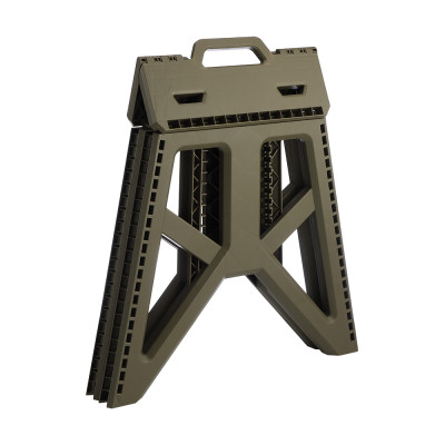 Ghế Bậc Xếp Gọn Nhựa PP XENO Màu Xanh Lá Đậm 2 Kích Thước|Index Living Mall| Nội Thất Thái Lan