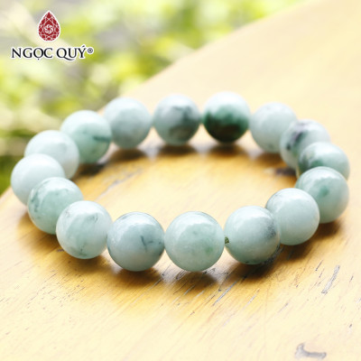Vòng tay đá cẩm thạch phỉ thúy mệnh hỏa, mộc - Ngọc Quý Gemstones