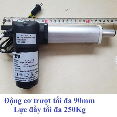 Động cơ dạng trượt các loại, nâng cao tối đa 233mm và 250Kg
