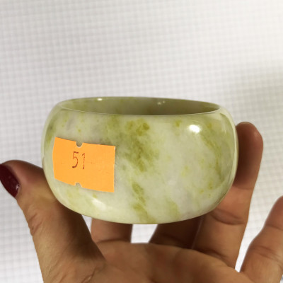 Vòng tay serpentine bản hẹ nhiều size từ 5.0 cm đến 6.5cm) cho nam và nữ (cao 3cm) màu vàng cho mệnh Thủy và Kim