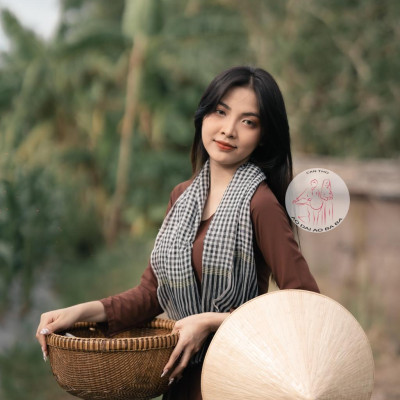 BIGSIZE bà ba lụa nâu - Có bộ bà ba Bigsize- may sỉ bà ba toàn quốc - May bộ bà ba theo yêu cầu