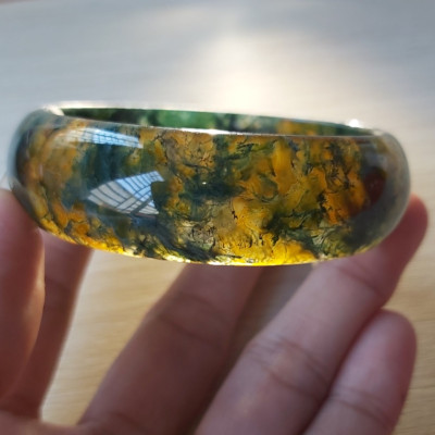 Vòng huyết ngọc thủy tảo, size 54mm